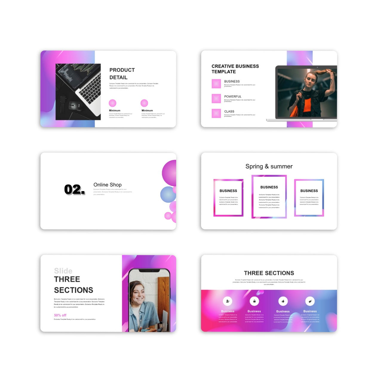 Colorful Useful Presentation Template - PPT005CU