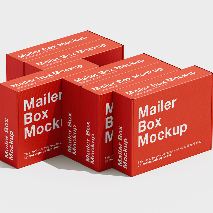 Mailer Box mockup - Mo002MB