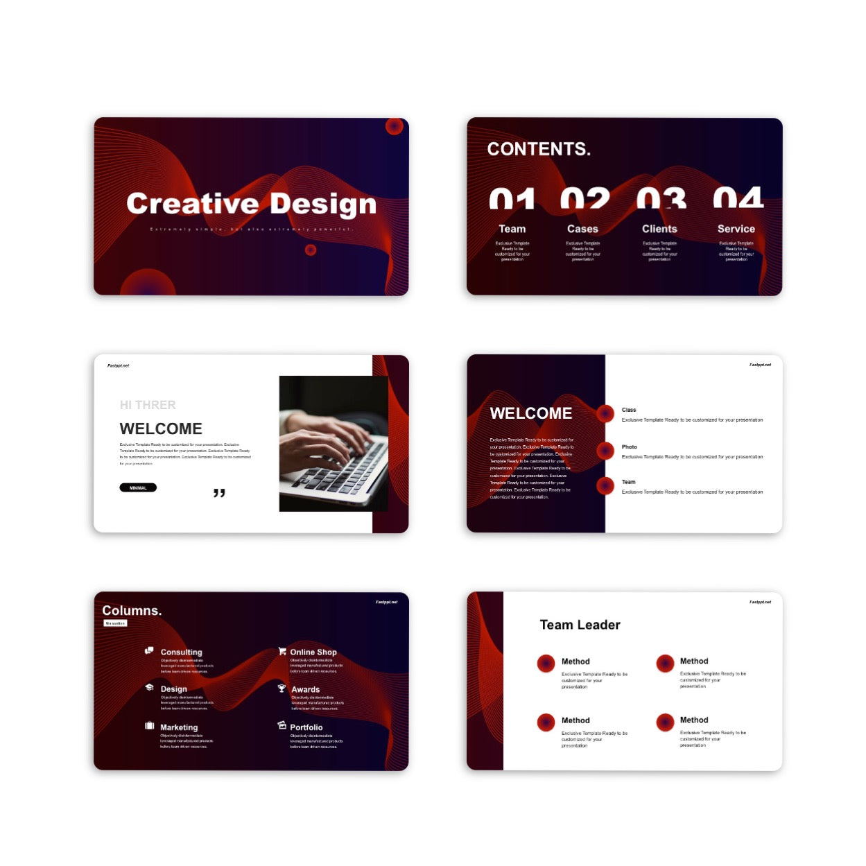 Annual Creative Business Presentation Template - PPT003Cr