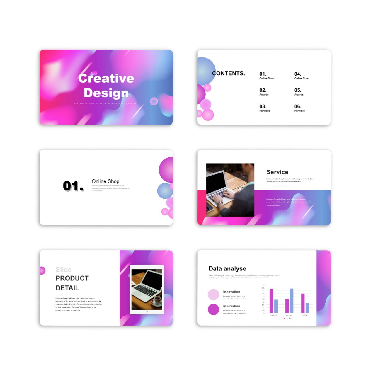Colorful Useful Presentation Template - PPT005CU
