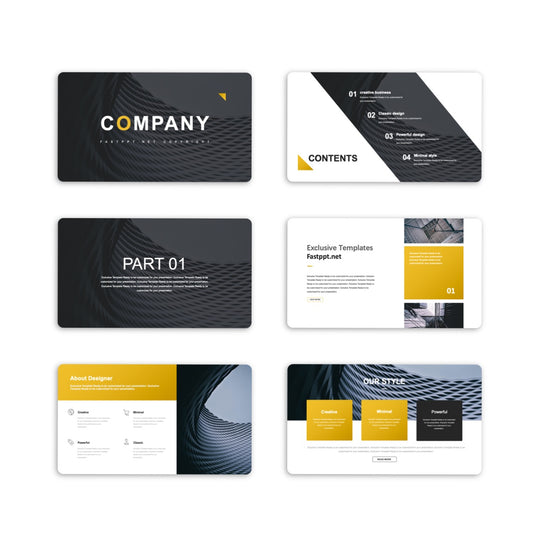 Company Business Presentation Template - PPT004CB