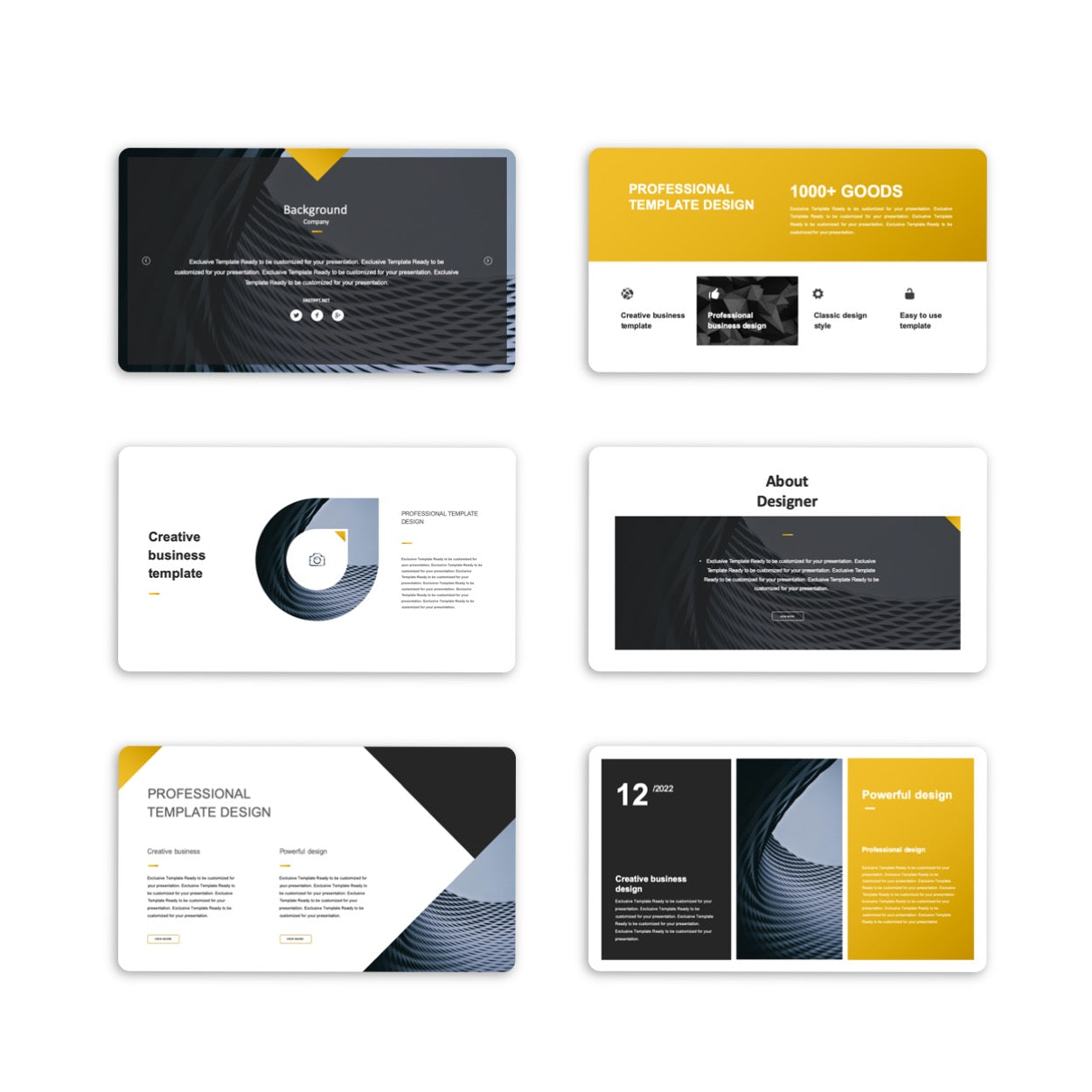 Company Business Presentation Template - PPT004CB