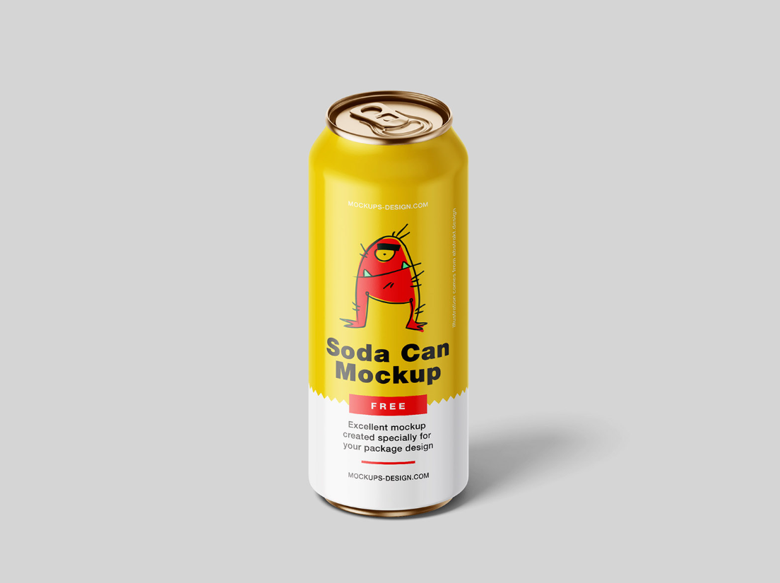 Soda Can mockup - Mo005SC