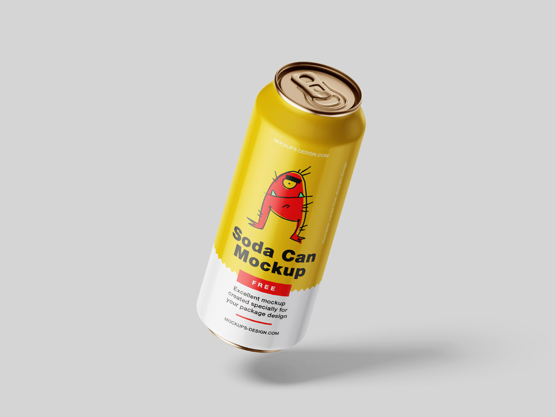 Soda Can mockup - Mo005SC