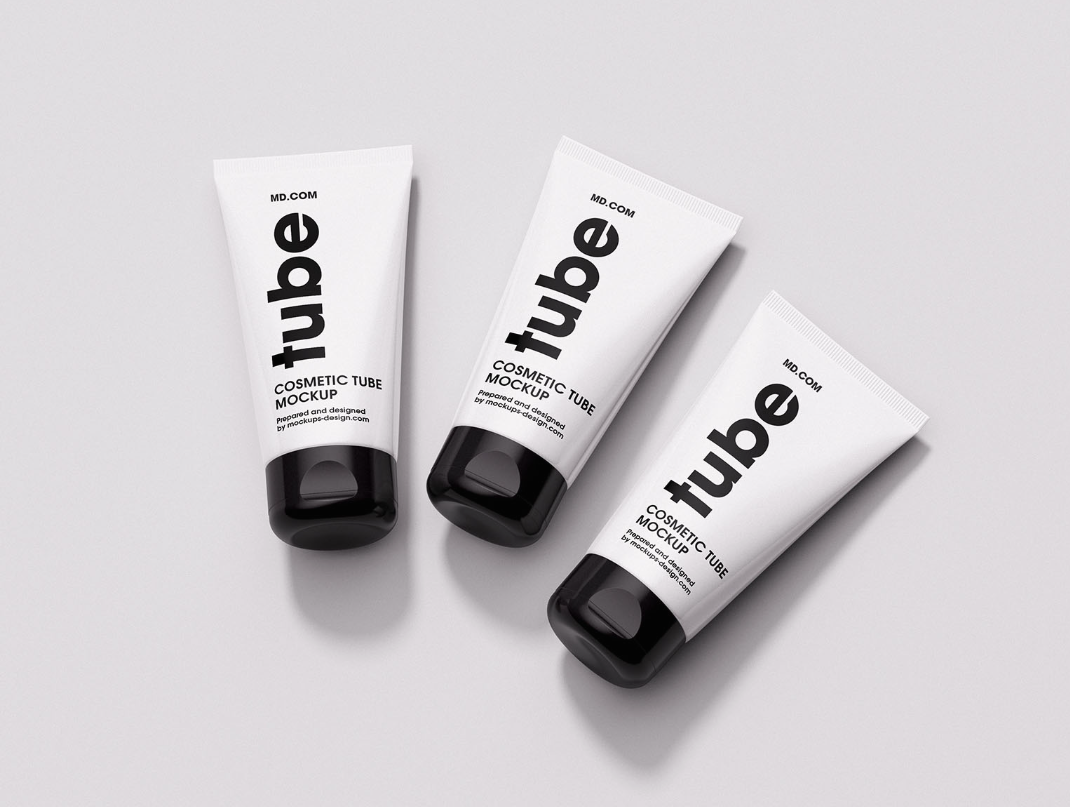 Cosmetic Tube Mockup - Pa006CT