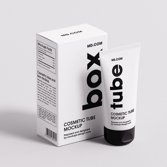 Cosmetic Tube Mockup - Pa006CT