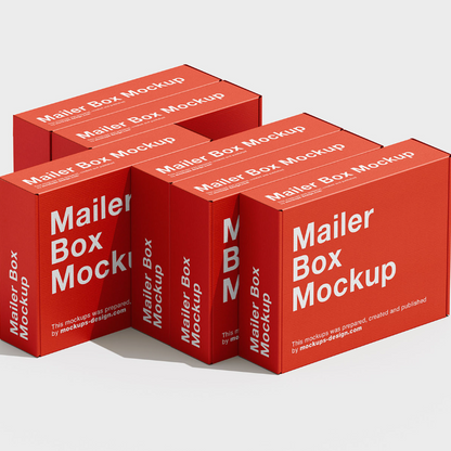 Mailer Box mockup - Mo002MB