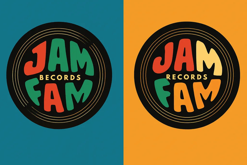 Retro Music Vinyl Logo - LoGo005JM