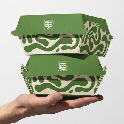 Burger box mockup - Mo003BB