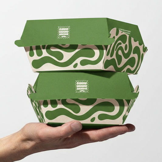 Burger box mockup - Mo003BB
