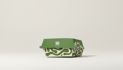 Burger box mockup - Mo003BB